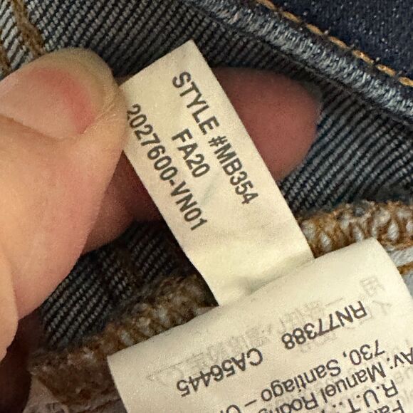 Madewell Blue Jean Curvy High Rise Skinny - Picture 5 of 12